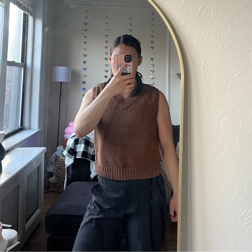 100% Cotton Sweater Vest